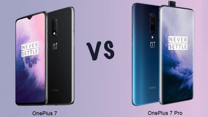 OnePlus 7 vs OnePlus 7 Pro