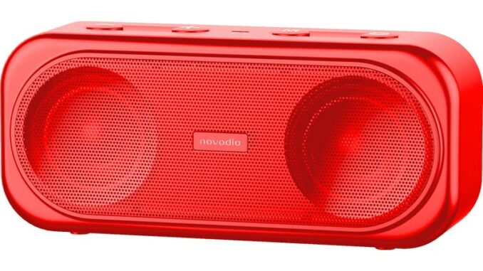 Novodio PocketMax Pro Rouge - Enceinte Bluetooth True Wireless